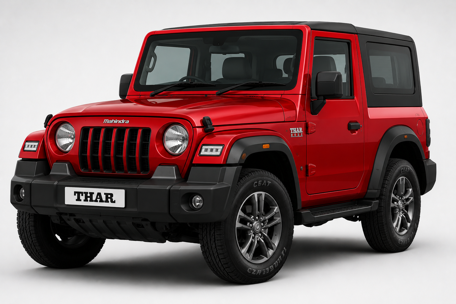 Selected rental car